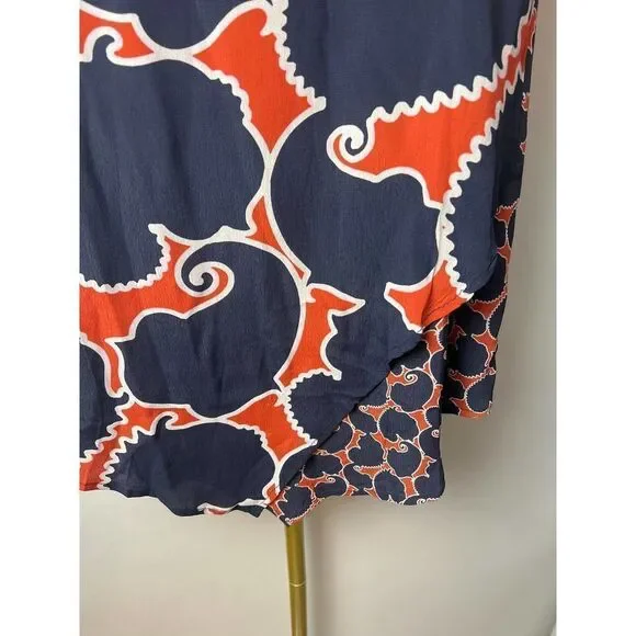 SOLD Anthropologie Dhruv Kapoor Swirled Abstract Midi Skirt Sz. S - Picture 7 of 10